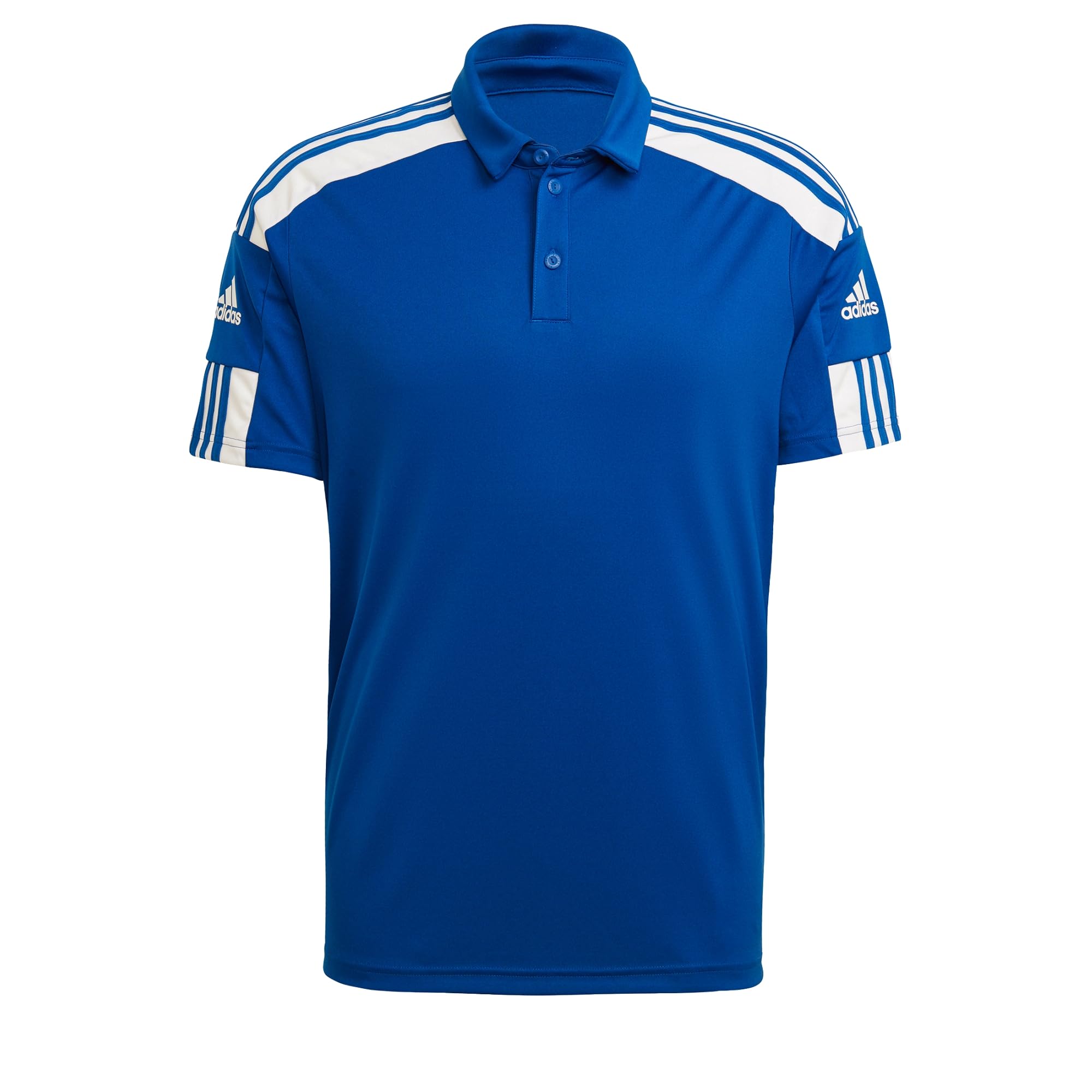 blue and white adidas shirt