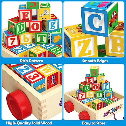 Atoylink LT170H Abc Wooden Building Blocks thumb #6