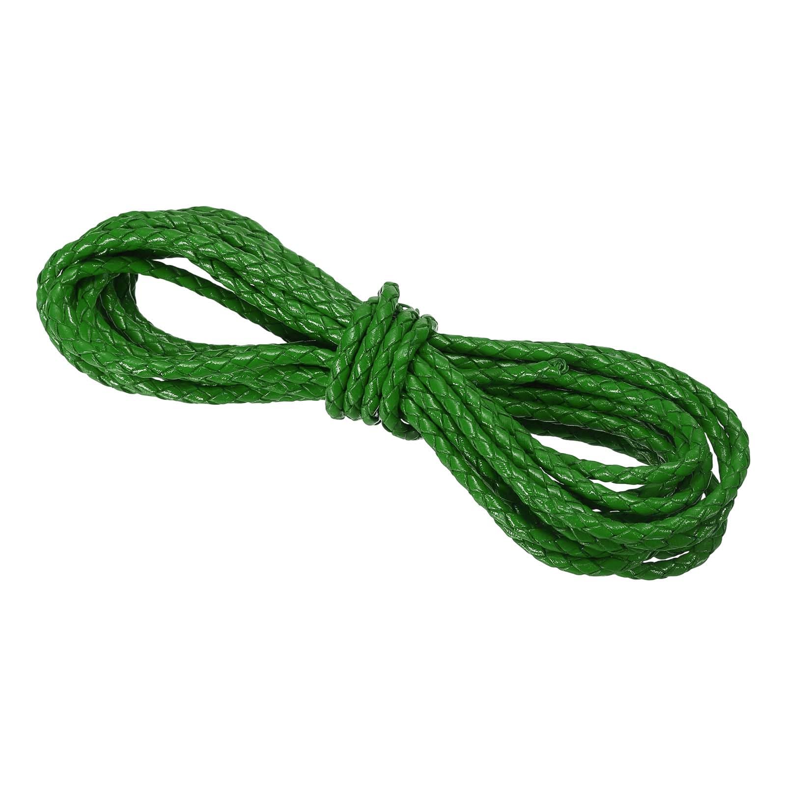 PATIKIL Round Braided Leather Cord