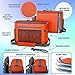TidyFriend Kayak Cooler - Waterproof Seat Back Cooler - Compatible with Lawn-Chair Style Seats, Keeps Drinks Cool All Day Kayaking (Orange)