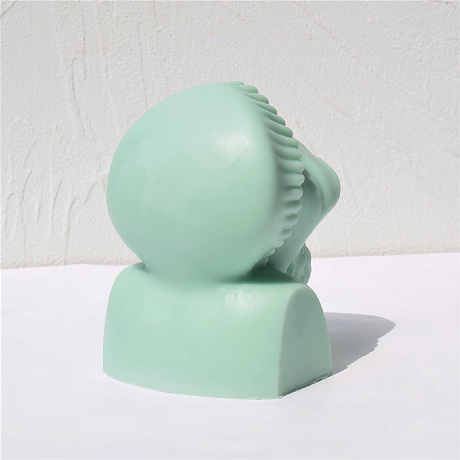 Stampo in silicone flessibile per viso anziano delicato viso anziano stampo in silicone profumato per decorazioni artistiche per la casa accessorio