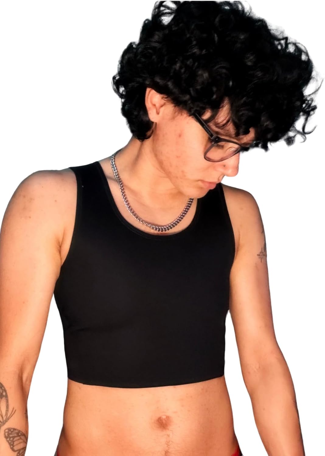 Wonababi Chest Binder for Transgender - Seamless Ultra Flat Compression Bra for FTM, Large Breasts