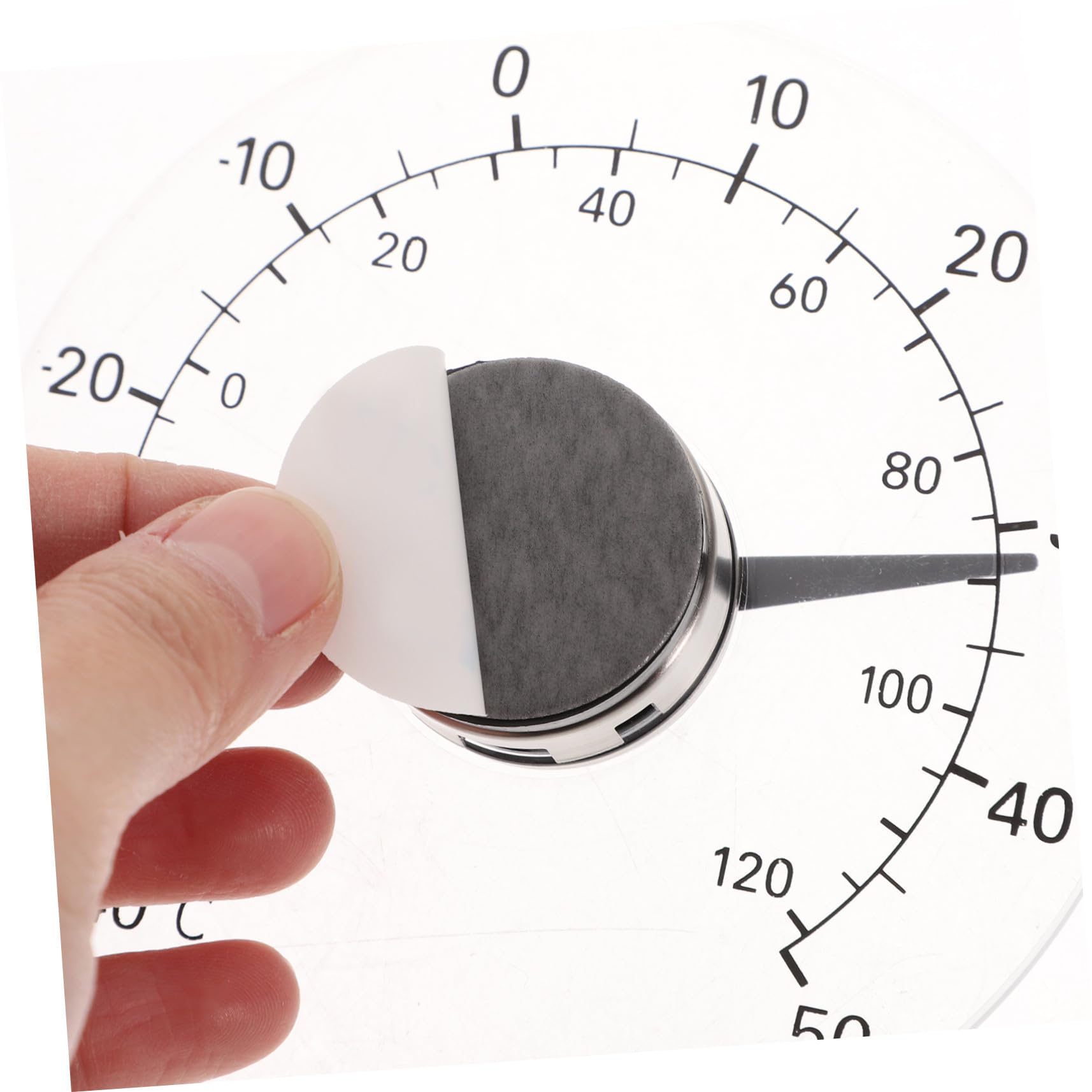 Yardwe 5 Unidades De Medidor De Temperatura De Dial Barómetros Para Exteriores Para El Hogar Medidor De Temperatura Pegatina Termómetro Autoadhesivo Medidor De Temperatura Panel De