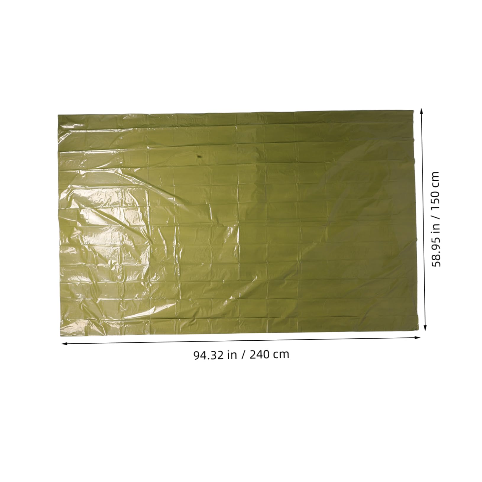 KICHOUSE Emergency Survival Shelter Weatherproof Tent Insulated Blanket Windproof Tarp Essential for Camping Hiking Cold Weather