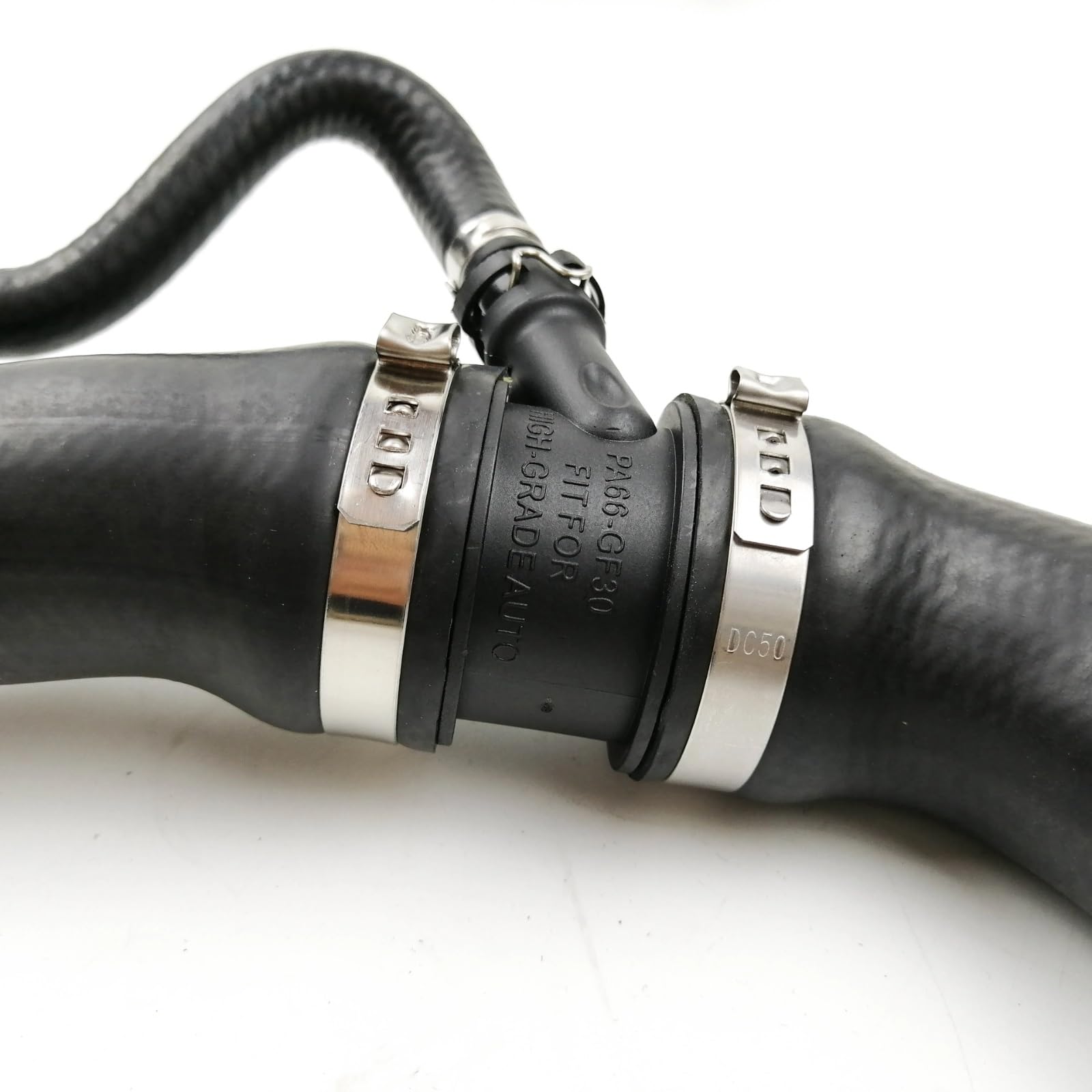 Manguito desbordamiento radiador Compatible con Benz para E250 E300 E350 Manguera De Goma para Radiador, Conexión del Tanque De Agua, 2125011382