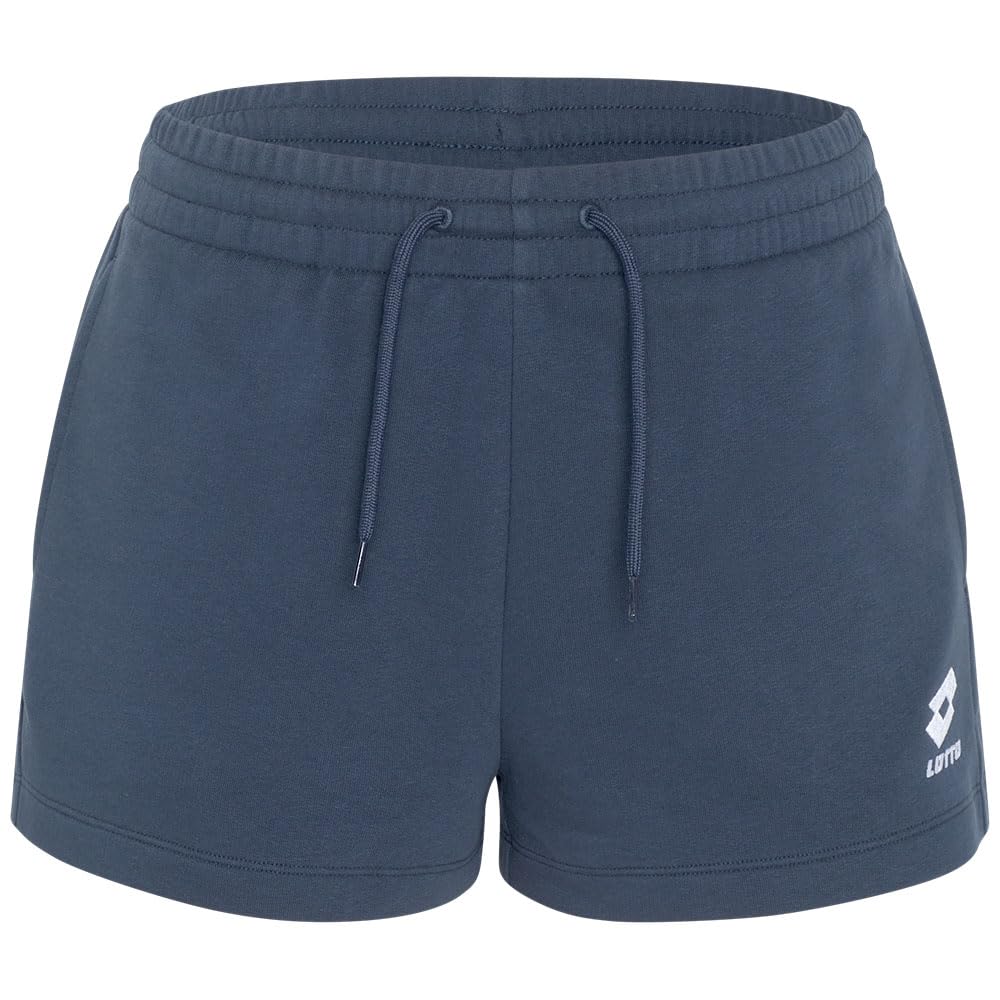 LOTTO Sweatshorts Damen Regular Fit Kurz blau – Dress Blues