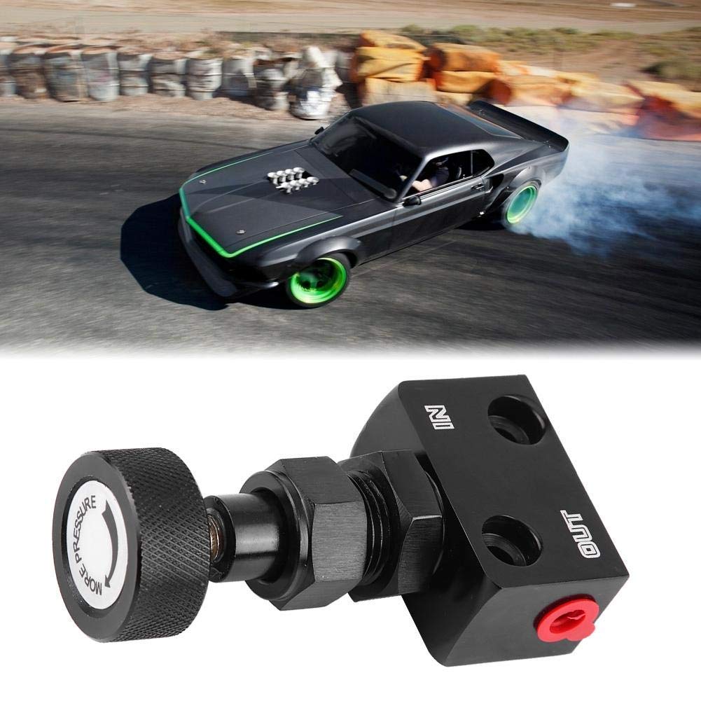 Valvola Proporzionale del Freno per Autoveicoli, Regolatore della Pressione della Valvola di Arresto del Freno Universale per Autoveicoli(Black)