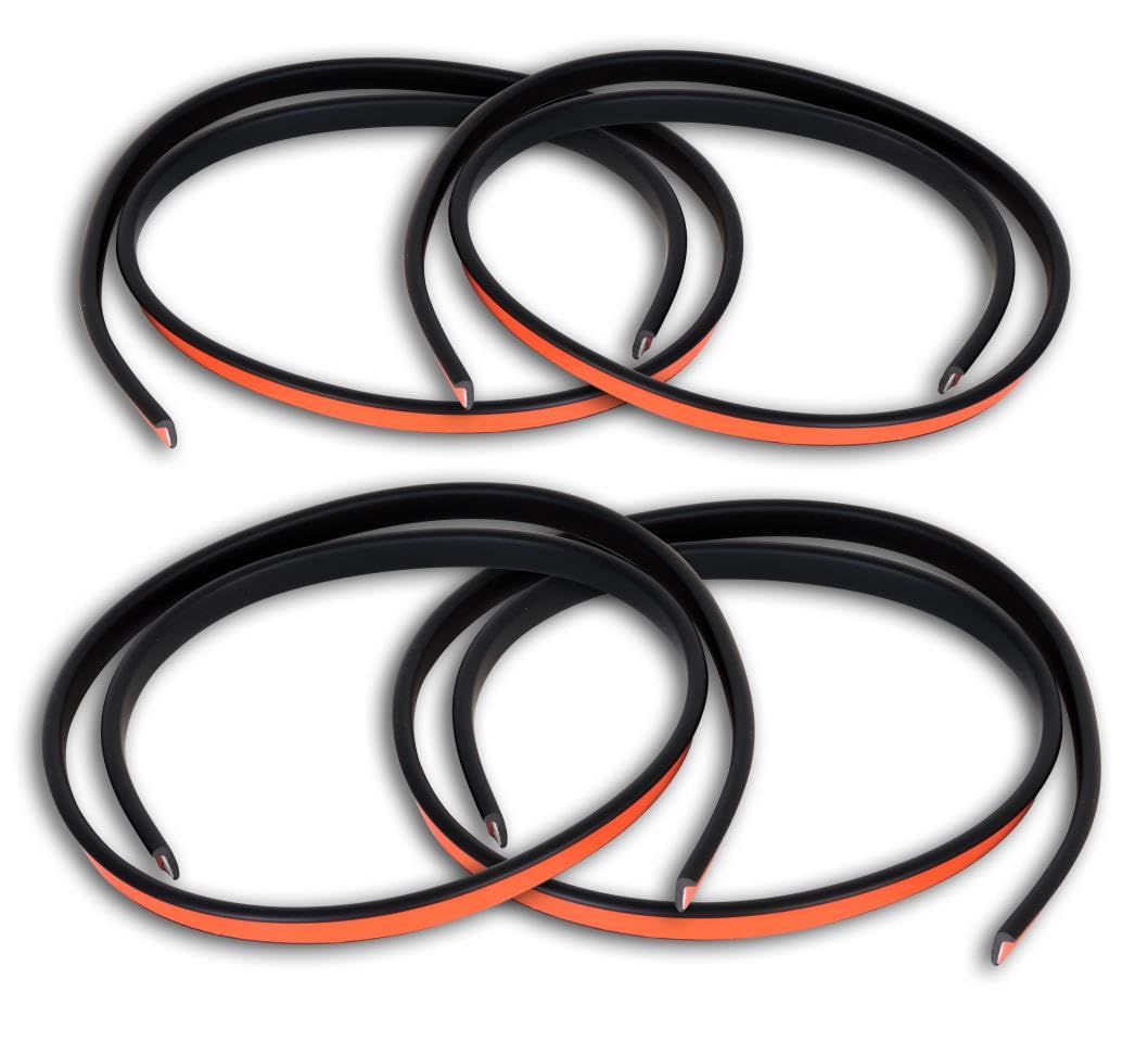 Élargisseurs d'ailes universels Hansen Styling Parts de 6 mm par côté (4 pièces) - Longueur 1500 mm - compatibles avec de Nombreux véhicules