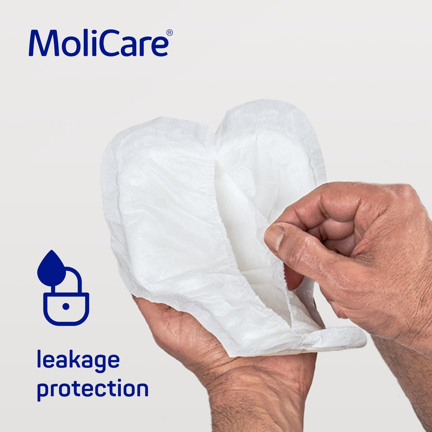 MoliCare MEN Pad 4 krople, dyskretne wkładki do inkontynencji, ochrona w przypadku lekkiego do umiarkowanego wycieku moczu, ochrona przed wyciekiem, natychmiastowe uczucie suchości, zaawansowana