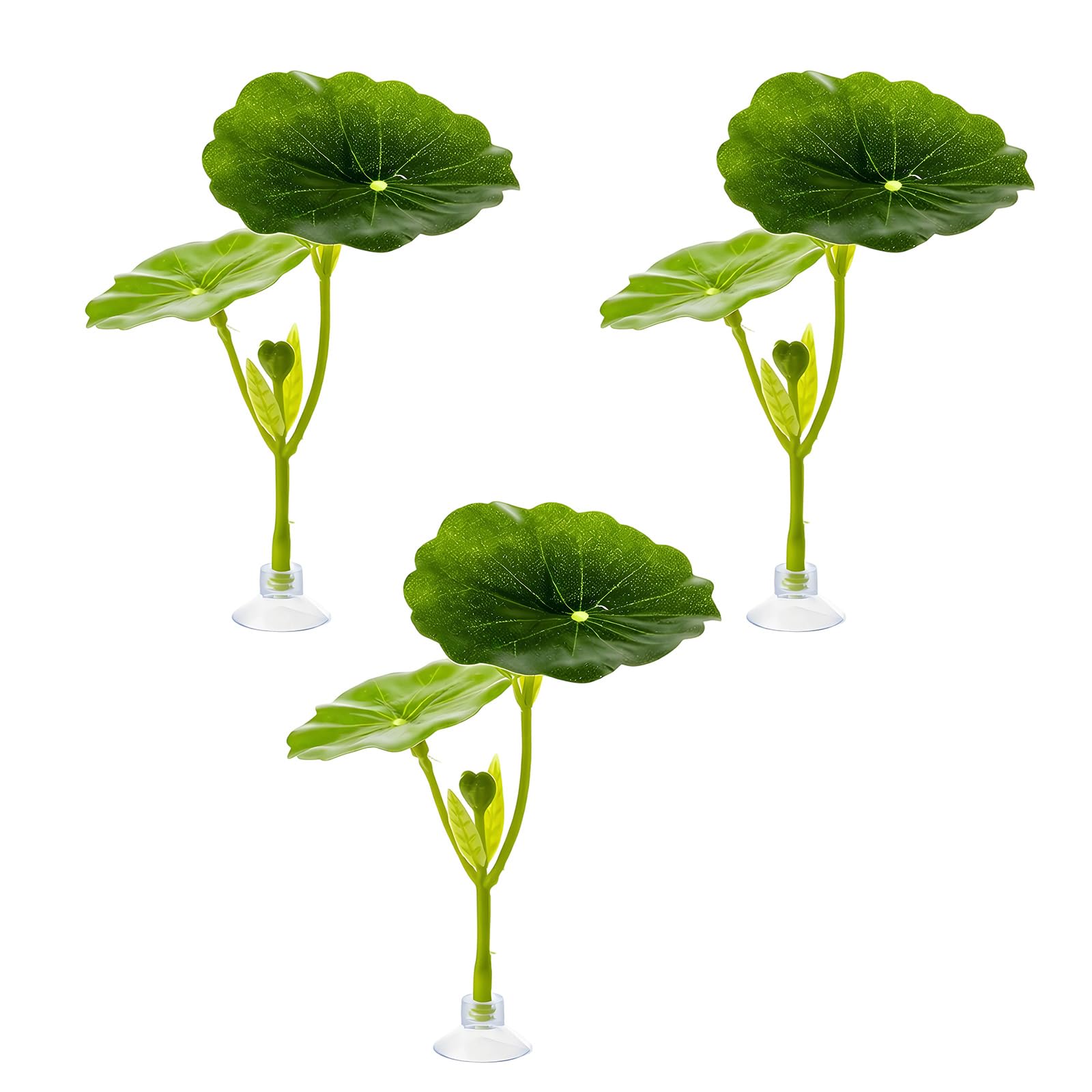 NMFLAB 3Pcs Artificial Colorful Water Plant Small Aquarium Decors Landscape for Beautify Aquarium Landscaping Appearance Decoration