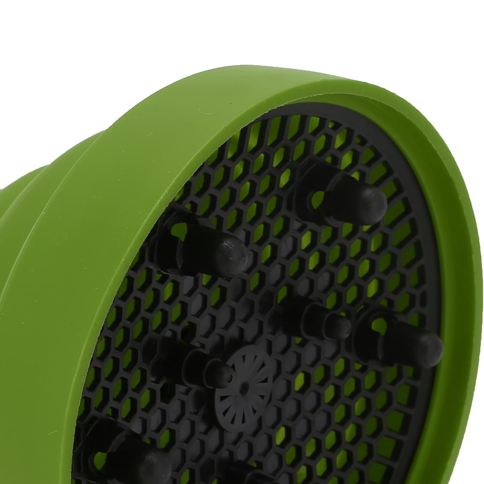 Difusor de secador de pelo Universal de silicona Secador de pelo Difusor portátil de viaje plegable secador de pelo Difusor (verde) 9