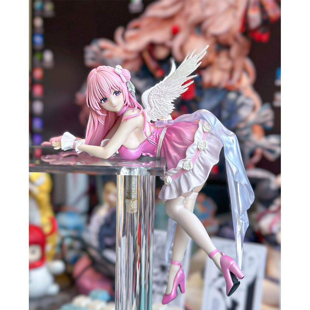 Zhongkaihua NIKKE Figurine d'action de Dorothys 15 cm - Robe rose - Modèle en PVC - Figurine de décoration de bureau - Décoration de bureau - Décoration de Noël ou d'anniversaire