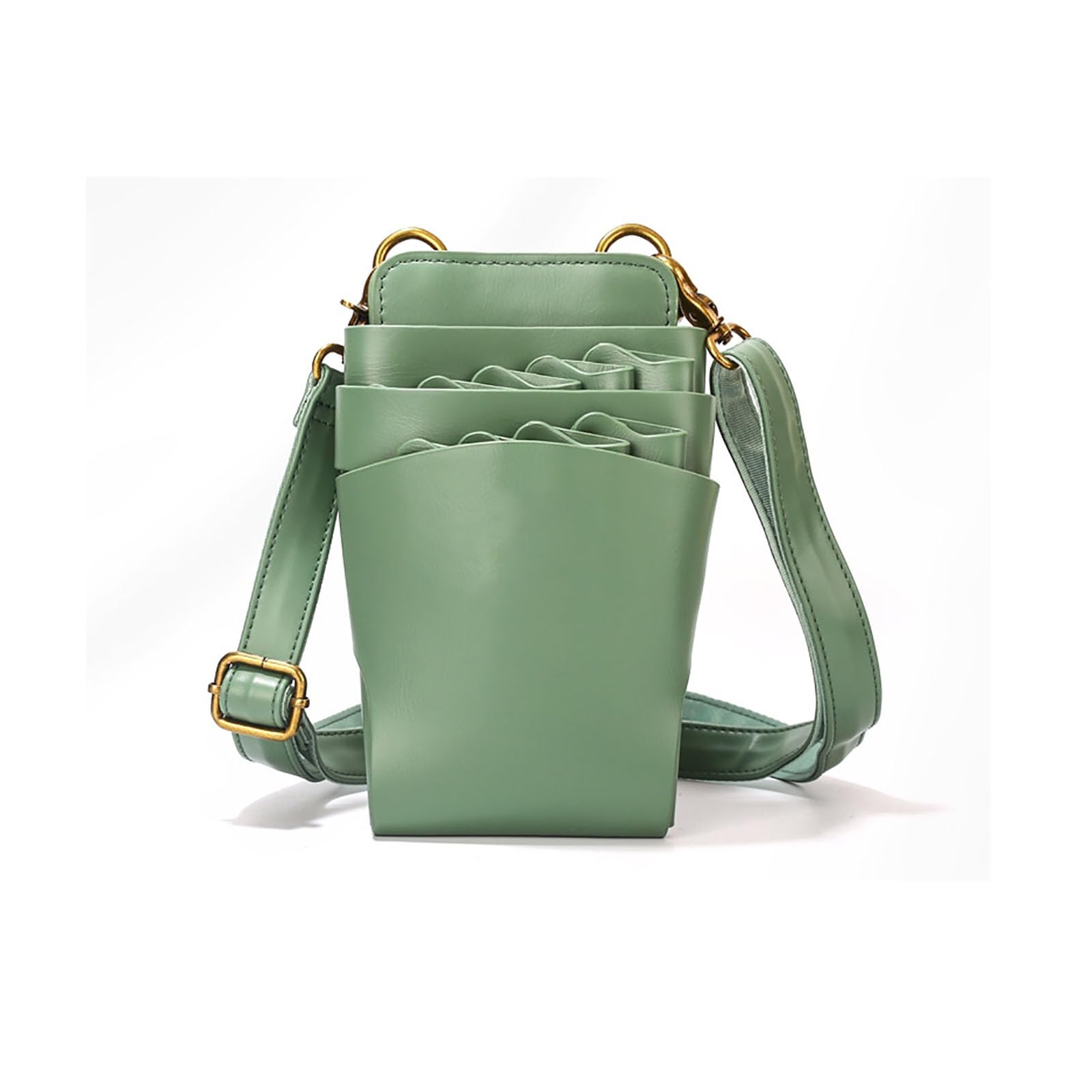 vrfvsdasAAS Hairdressing Tools Waist Bag, Scissor Holster Barber Pouch Hairdresser Equipment Bag Barbering Waist Belt Tool Kit Holder(Green)