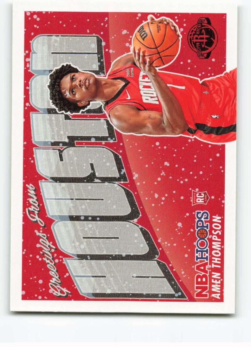 NBAカード アメントンプソン Amazon.com: 2023-24 Panini Hoops Rookie Greetings #8 Amen