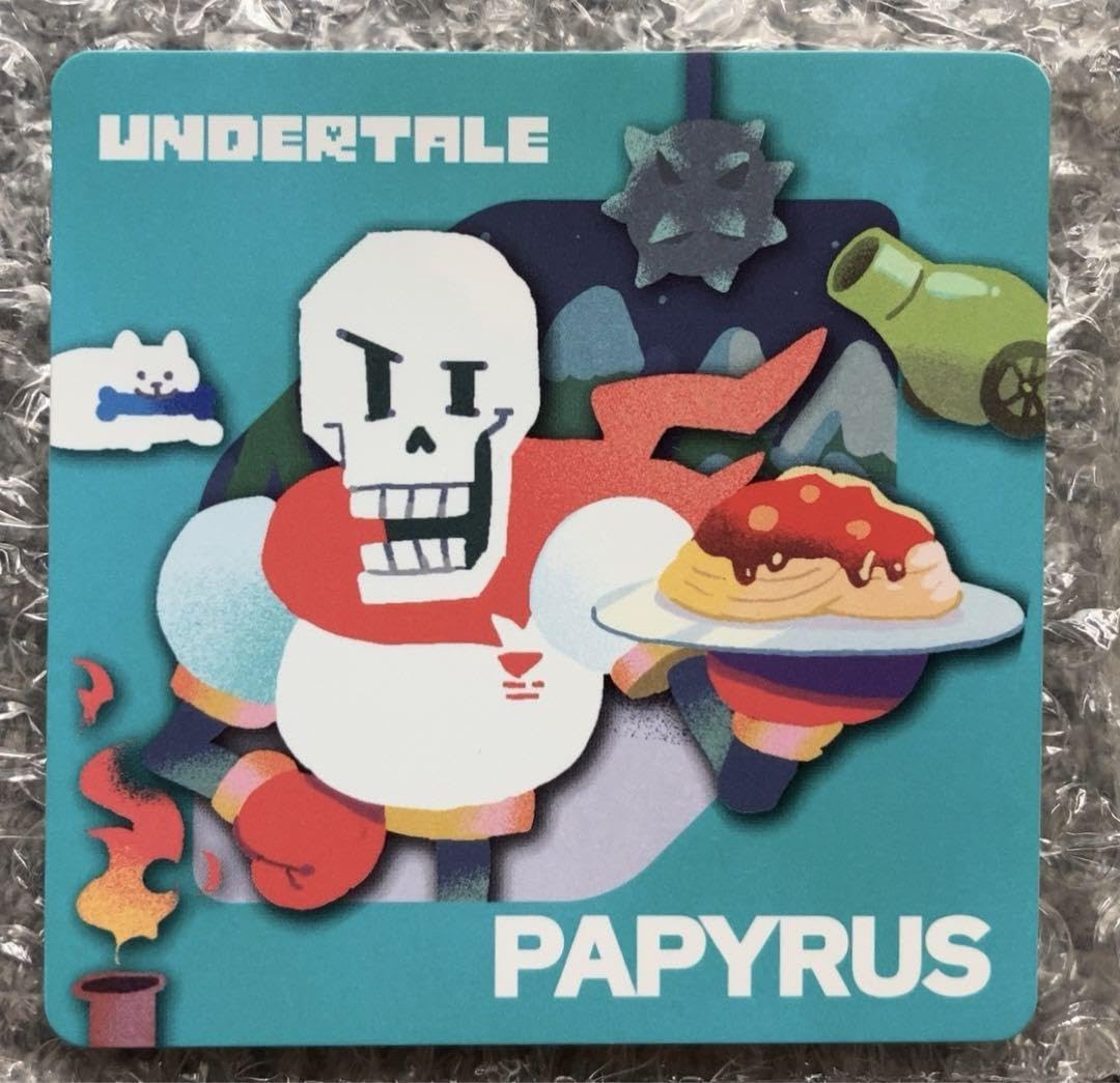 パピルス　ネフェルタリ Amazon｜UNDERTALE アンダーテール パピルス PAPYRUS コースター