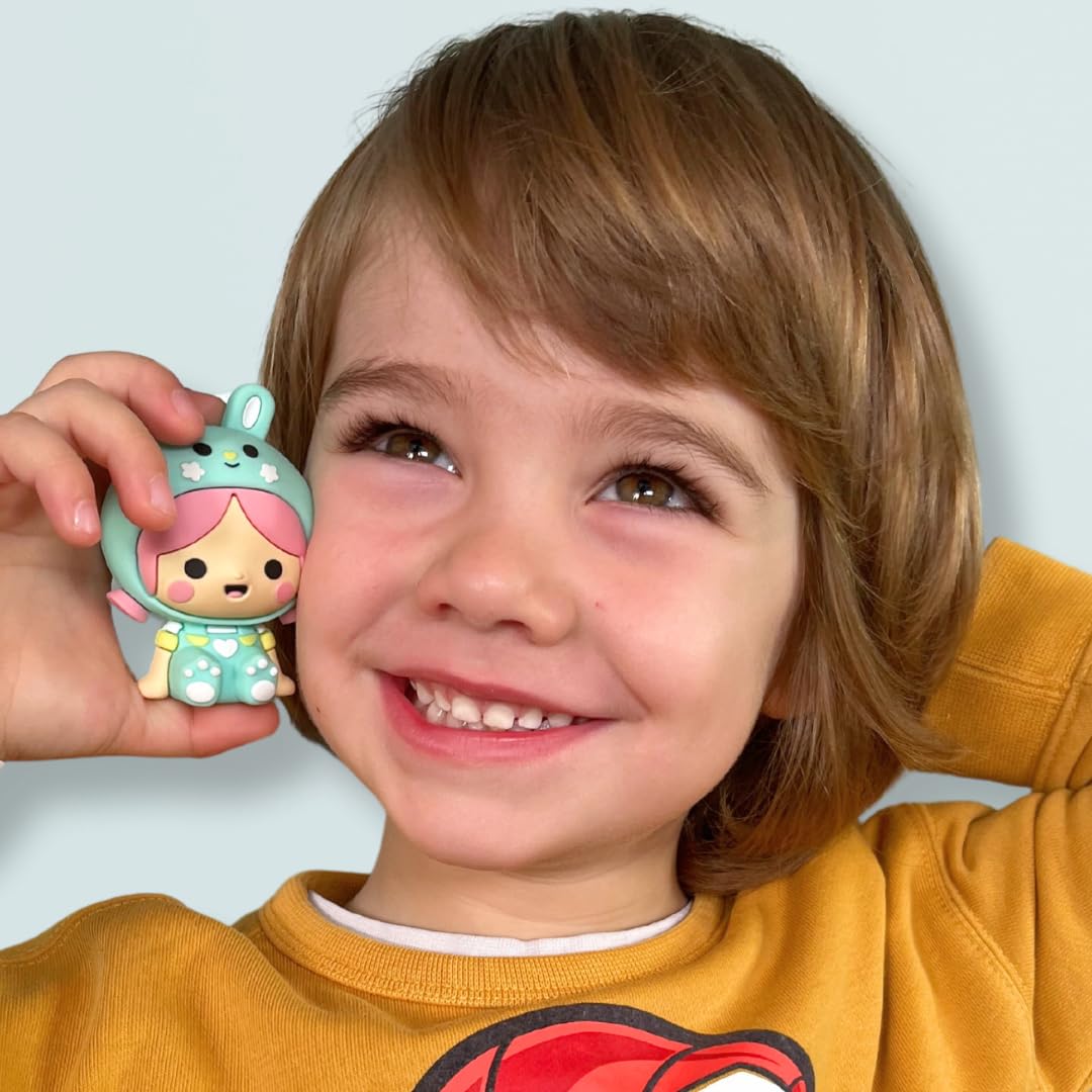 Triciclo Dundunbaby Baby-Sammelspielzeug, 12 Tierbabys Aus Harz – Fördert Kreativität & Fantasie Ab 3 Jahren