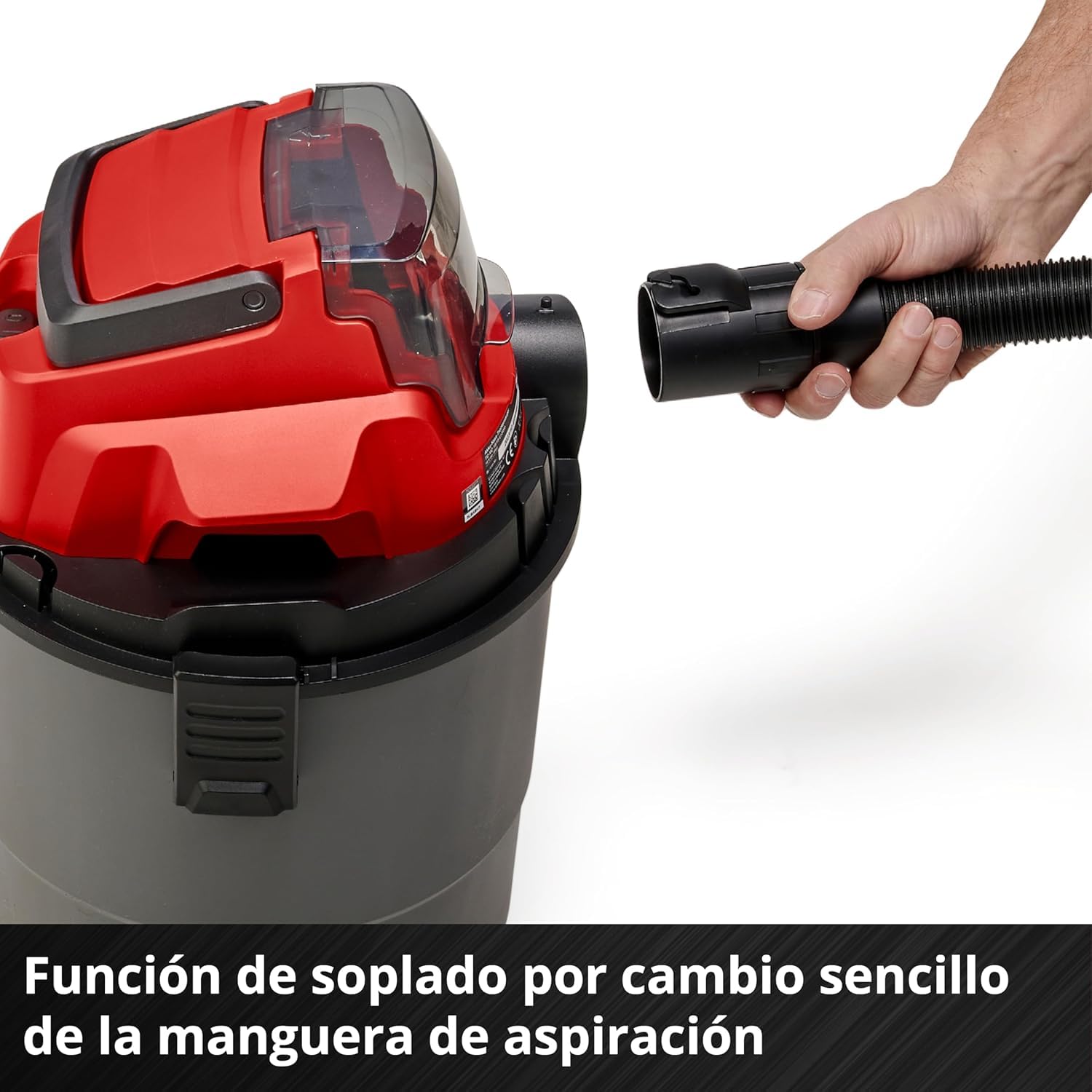 Einhell TC-VC 18/15 Li-Solo Power X-Change Aspirador en seco y húmedo 18V 15L Li-Ion