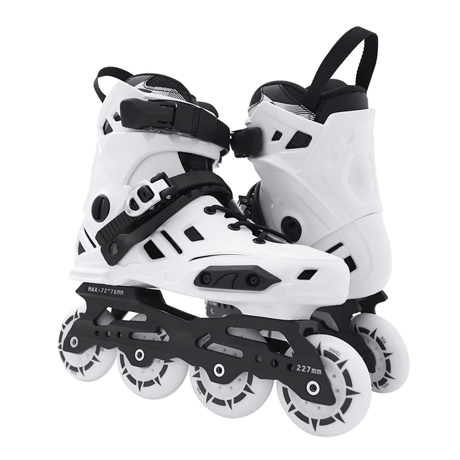Rollers De Vitesse en Ligne for Adultes, Réglables À Une Rangée Légers for La Course Professionnelle for Débutants Sports De Plein Air Fitness Hommes Et Femmes