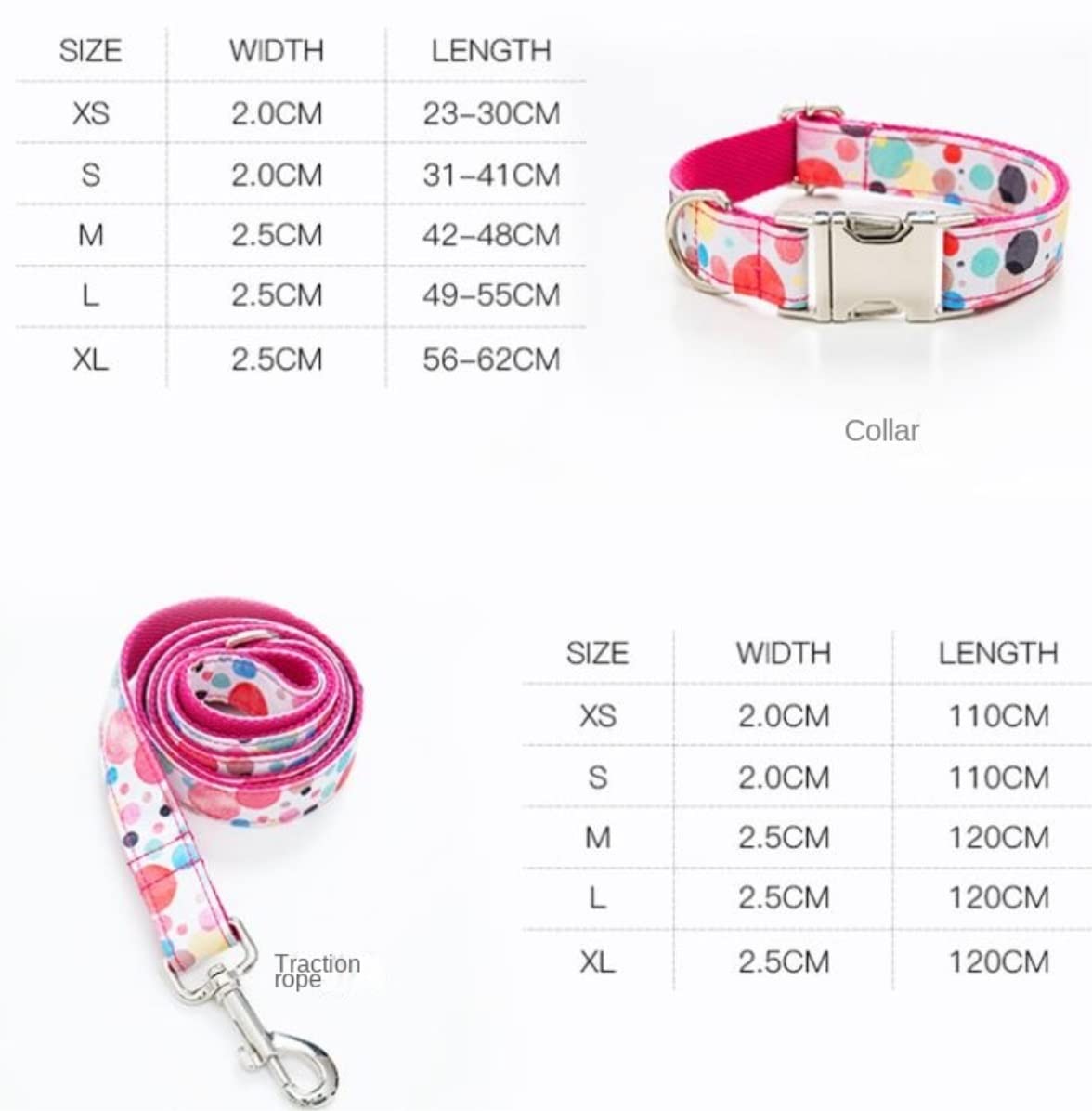 Correa Perro Correr Bubble Pet Collar Leash Bow Set Poliéster Bowtie Correa Cómodo Antideslizantes Reforzada(49-55cm)
