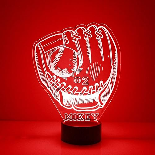 Miniatura 7 de Lámpara LED personalizada deportiva, luz nocturna personalizada con tu nombre o texto, lámpara de luz más grande del mercado, grabado personalizado,