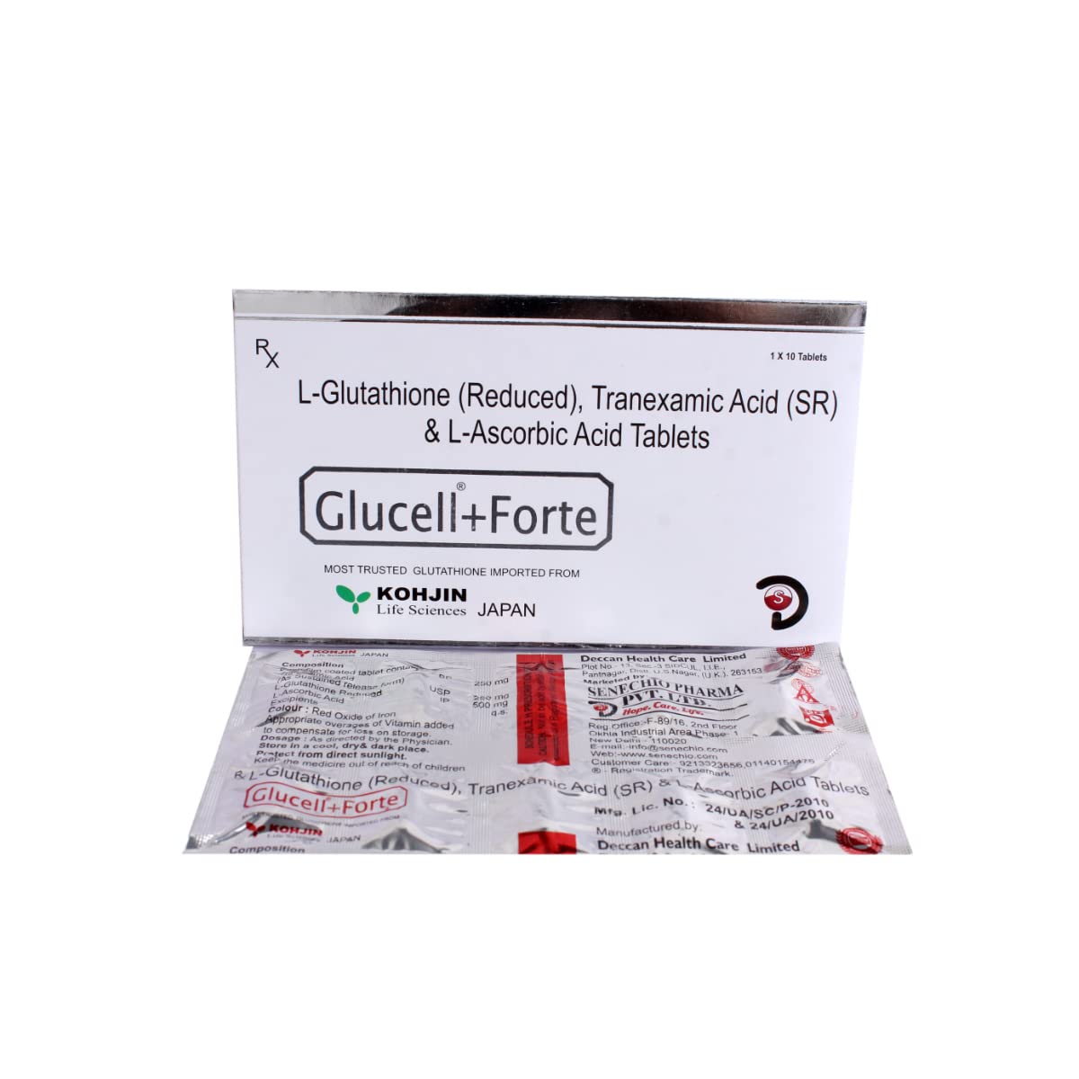 what is difference between glutathione and l-glutathione Glutathione 500 mg Plus  21st Century Vitamins  21st Century Vitamins