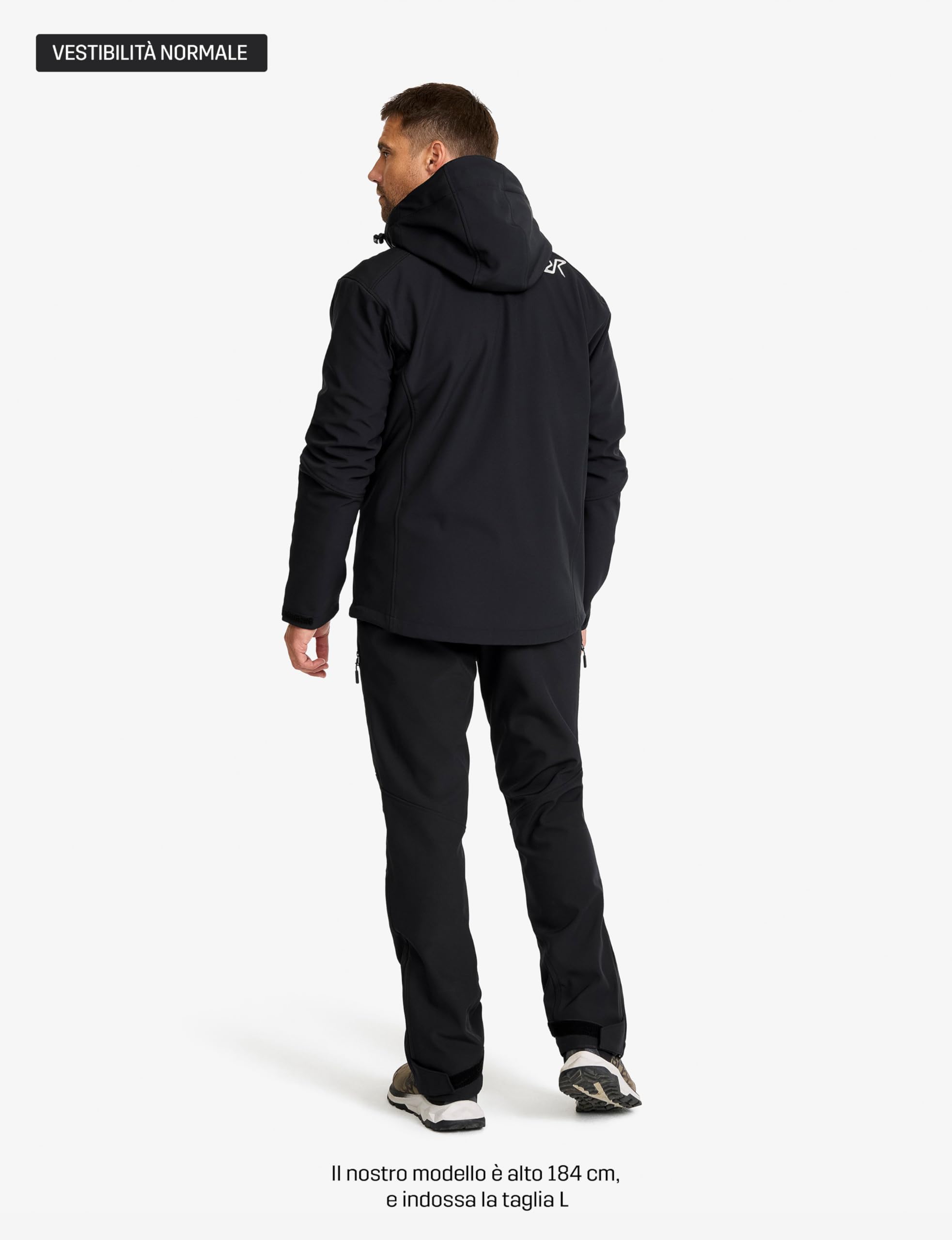 RevolutionRace Hiball Softshell Jacket da Uomo, Giacca da Esterno per Escursionismo