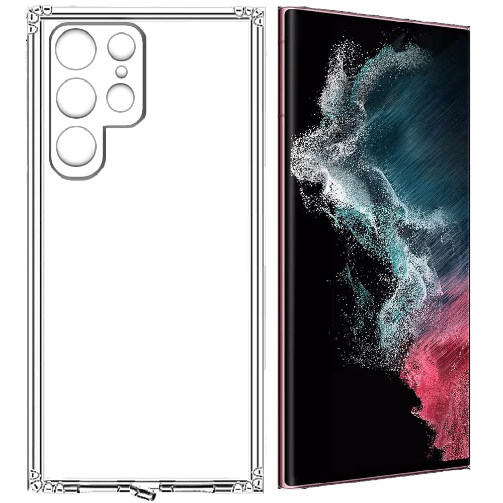 Tough Lee Back Cover Case for Samsung Galaxy S22 Ultra 5G (Silicon | Transparent) (Mobile Phone Pouch for Girls & Boys, Men & Women) (B09WRNXBCF) Amazon Price History, Amazon Price Tracker