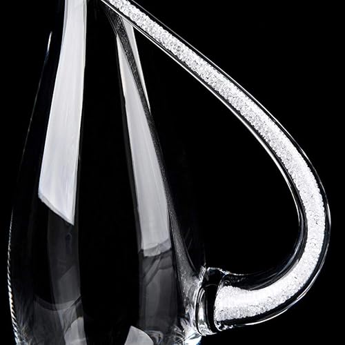 Miniatura 6 de Decantador de vino – 100% sin plomo con mango inclinable de cristal de cristal jarra de vino soplado a mano jarra de vino tinto