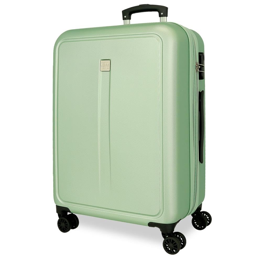 Roll Road Cambodia Travel Toiletry Bags, Green, Medium Suitcase