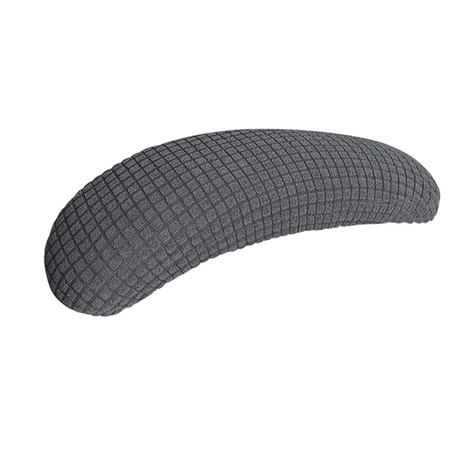 ENmrfvkz Office Spandex Armrest Covers, Office Chair Arm Covers, 4 Pack, Multicolor, Jacquard Spandex, Stretchable Water(Dark Grey)