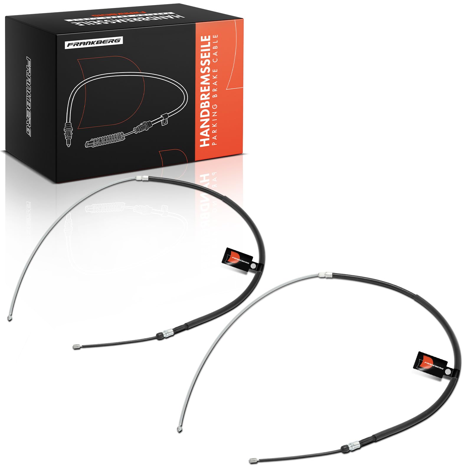 Frankberg 2x Cavi del Freno di Stazionamento Posteriore Cavo del Freno di Stazionamento Compatibile con Serie 1 E81 Serie 1 E87 Serie 1 Cabriolet E88 Serie 1 Coupé E82 34406760443