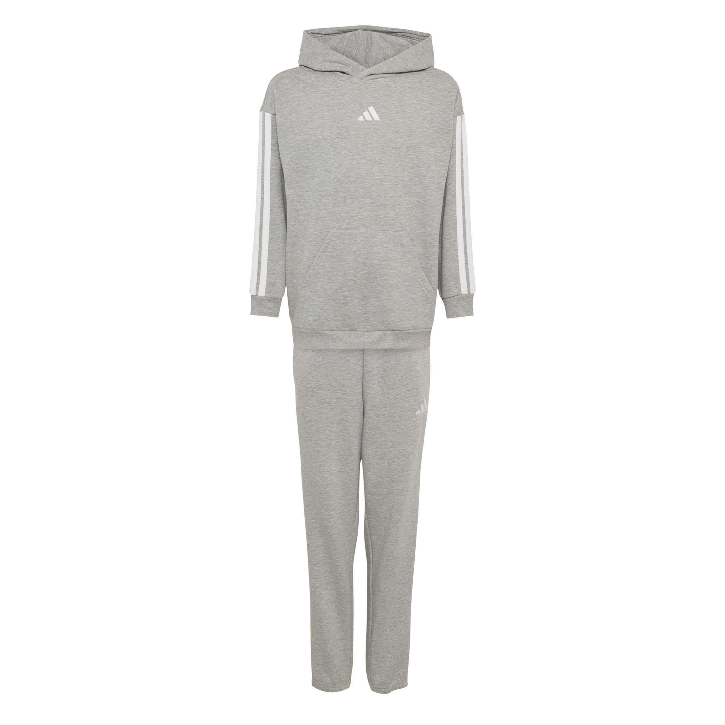 adidas adidas - Tuta da ragazzo in pile con 3 strisce
