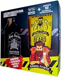 Shampoo Don Juan 170ml + Beard Balm Danger 170g Barba Forte