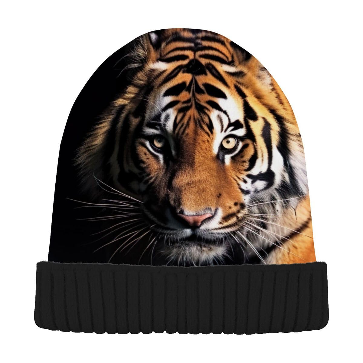 Jumbear Unisex A Fierce Tiger Beanie Hat Skull Cap Beanies For Men Women,Winter Warm Ski Hat