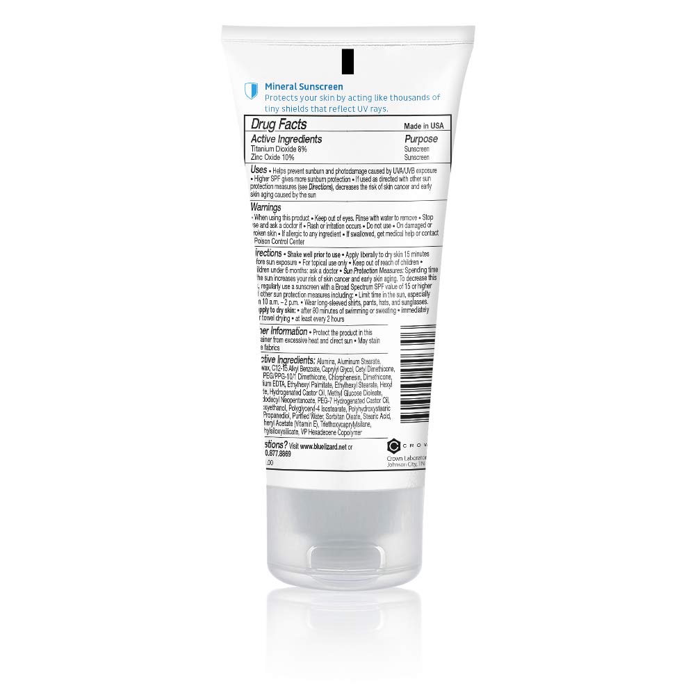 Sensitive Mineral Sunscreen with Zinc Oxide, SPF 50+, Water Resistant