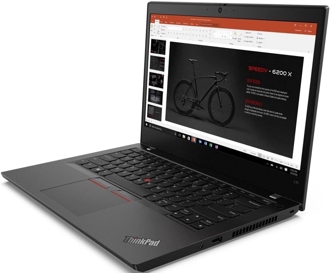 Lenovo ThinkPad L14, PC Portatile Ryzen 5 14" HD Display, Ram 16GB, SSD NVMe M.2 512GB, Italiano, Windows 11 Pro (Ricondizionato)