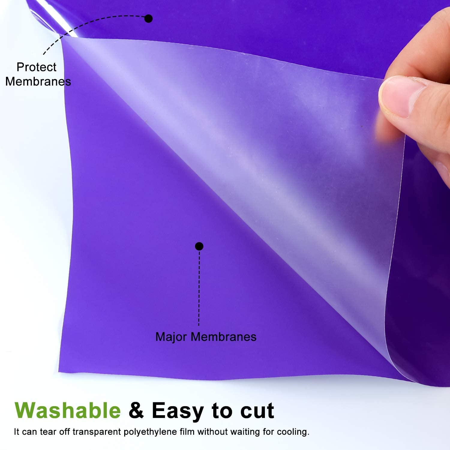 HIKENRI Purple Heat Transfer Vinyl Bundle 12" x 10 ft Rolls - Image 4