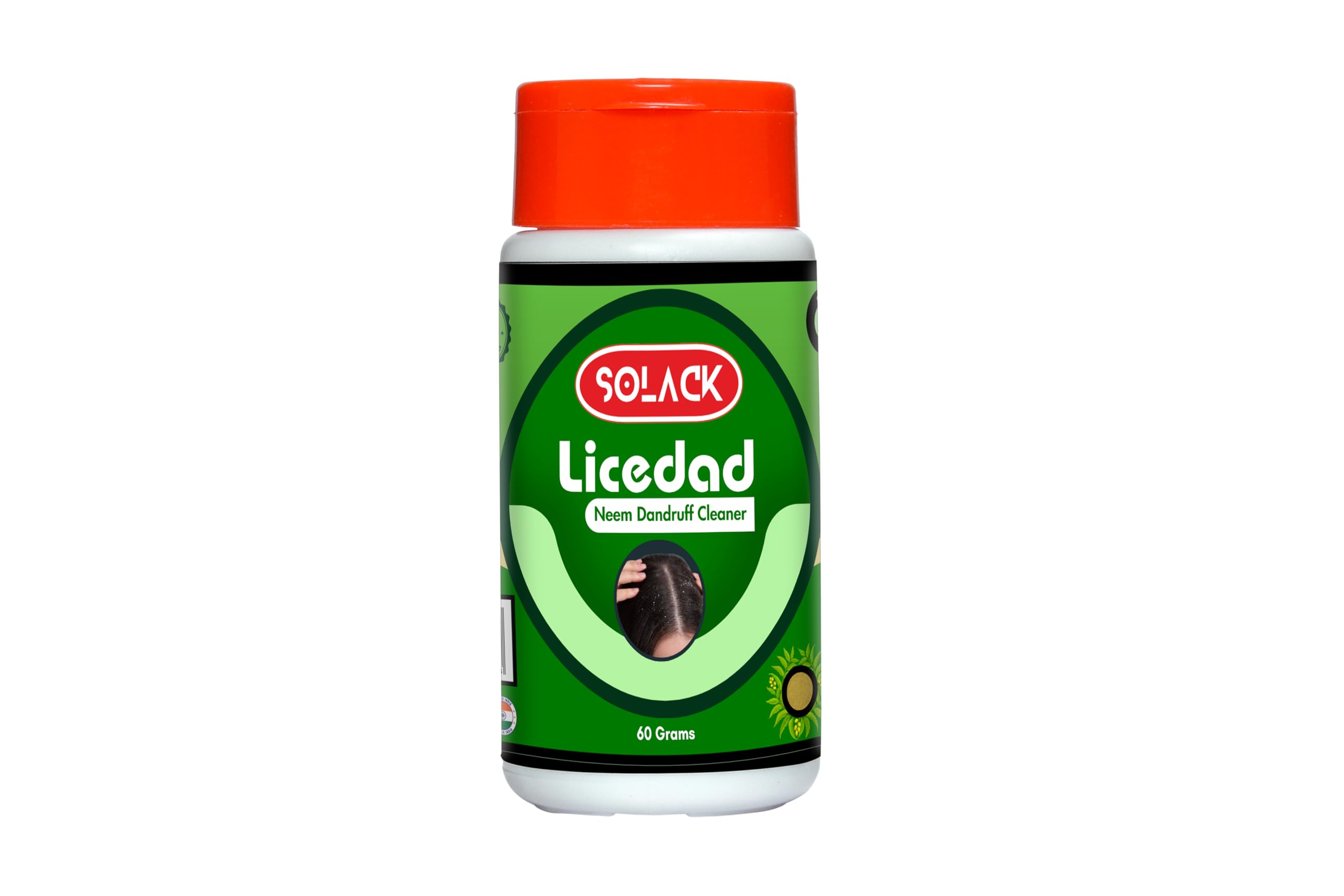 Licedad Neem Dandruff Cleaner | Herbal Scalp Cleanser with Neem Extract | Helps Maintain Clean, Flake-Free Scalp | Natural Hair & Scalp Hygiene Powder | Easy Application 60 Gram-picture-39