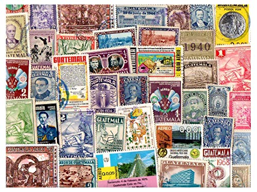 pghstamps Guatemala 300 Francobolli Differenti Collezione per Collezionisti