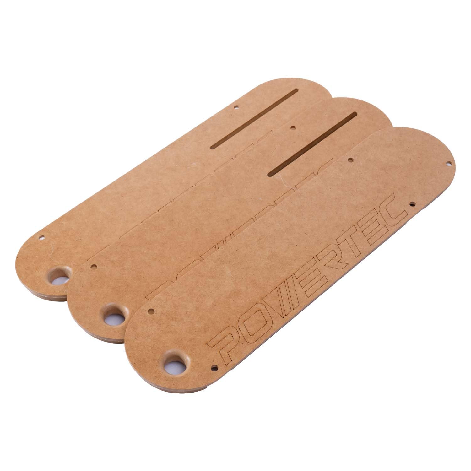 POWERTEC Zero Clearance Table Saw Insert 3-Pack – Fits Delta 36-725, 36-725T2, 36-5152, 36-5000, 36-5000T2 – MDF Throat Plate for Cleaner Cuts, Kickback Prevention, Easy Installation (72228)
