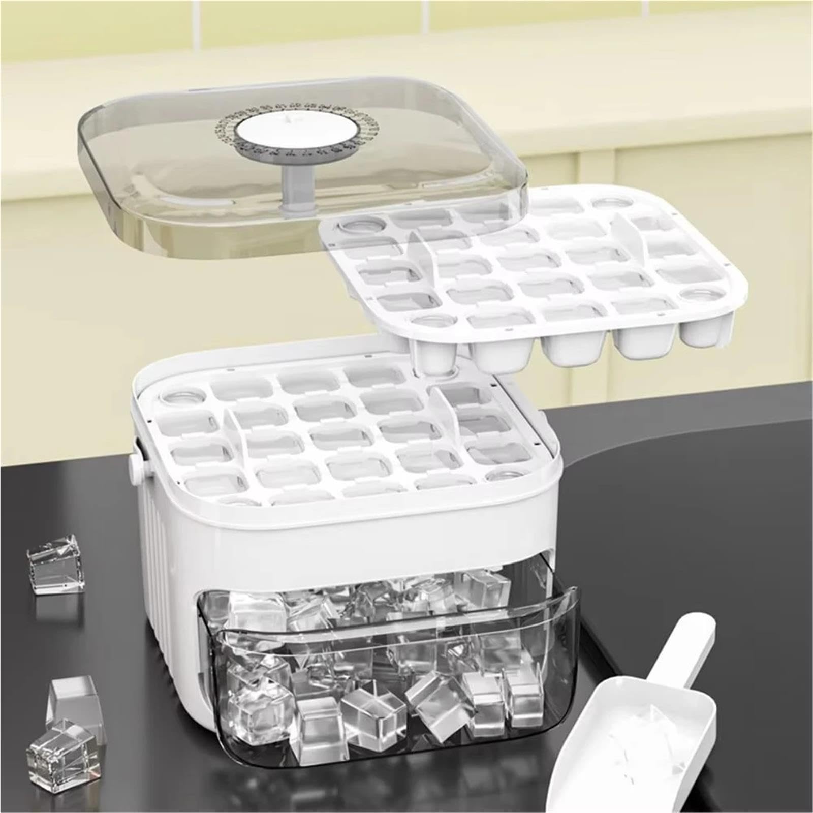 Cubitera Máquina de hielo doble capa 50 cubos