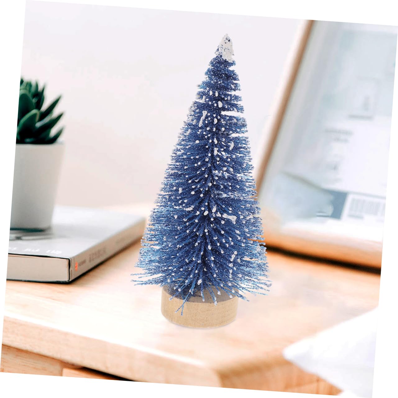Cabilock 3 Sätze Mini Weihnachtsbaum Weihnachtsdekoration Baum Weihnachtsbaum Mit Licht Weihnachtsbaum Tischdekoration Desktop Weihnachtsbaum Weihnachtstischdekoration 8 Stück * 3