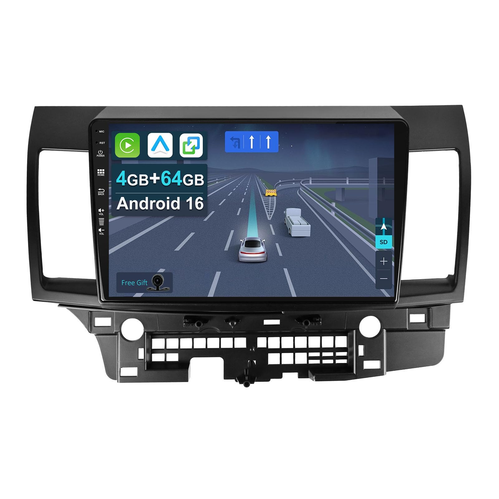 Radio samochodowe 9" 2 Din Android 14 dla Toyota RAV4 2013-2018 | 8-rdzeniowy | 6G + 128G | 4G LTE, DAB | Bezprzewodowa gra CarPlay Android Auto | DSP Navi GPS | Ekran dotykowy IPS Bluetooth WiFi