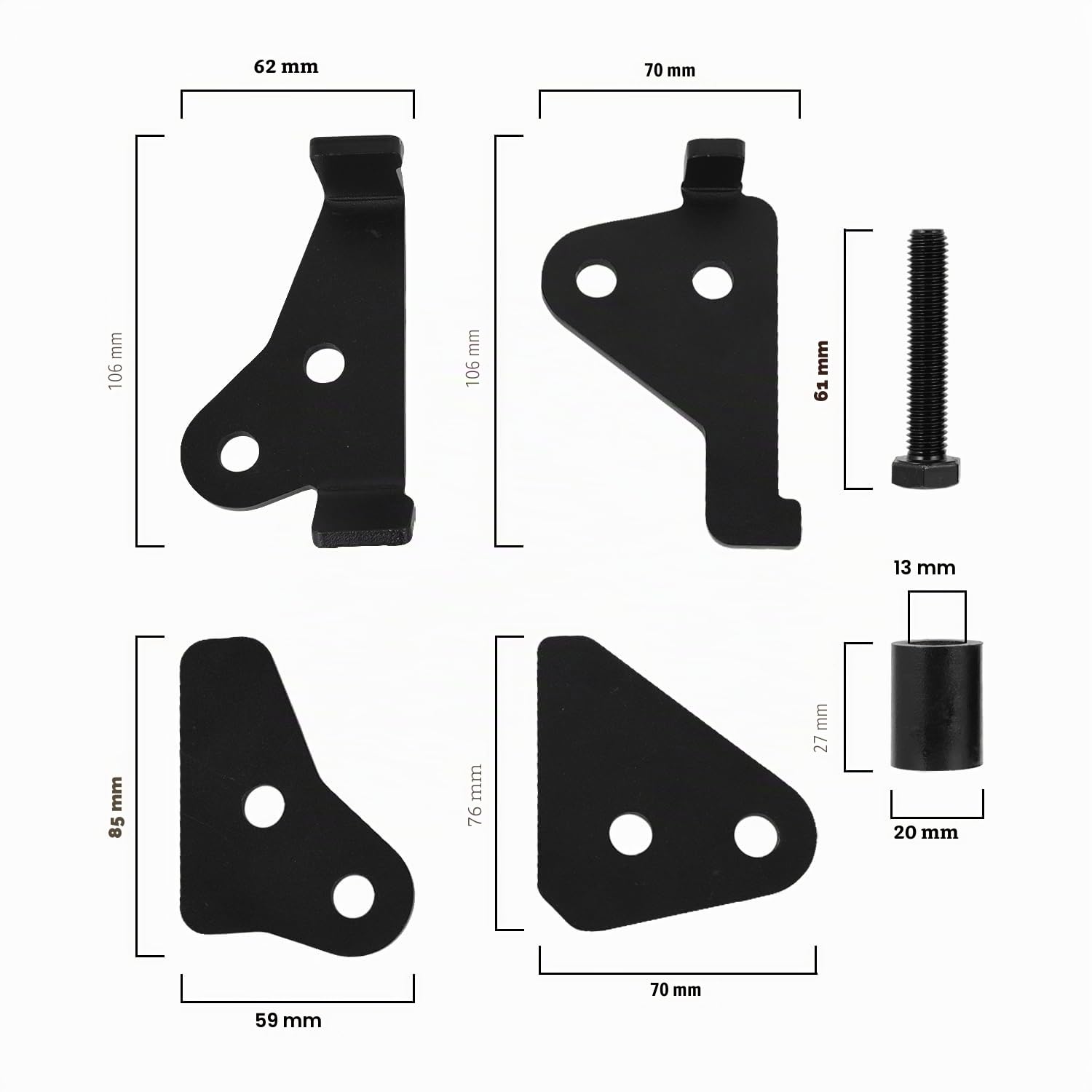 Lift Kit 5 cm für CF Moto UFORCE 1000/1000XL