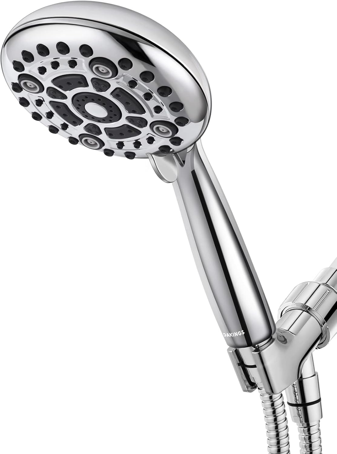 DAKINGS 6 Modes High Flow Handheld Shower Head Set Upgraded 5 Inch
