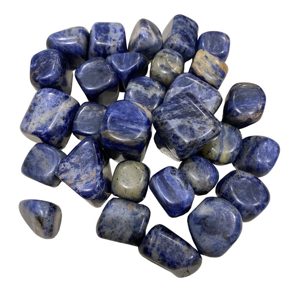 VIE Naturals Tumbled Crystals, 250g Pack, Sodalite, One
