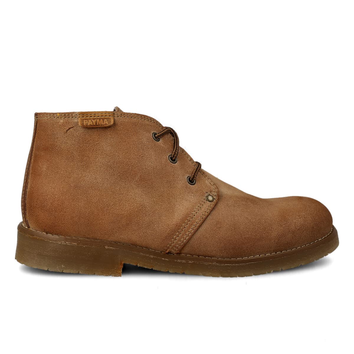 PAYMA Botas Rústicas Hombre de Piel tipo Chukka. Zapato Botín Safari Pisamierdas de Cuero Casual Trabajo, Campo y Jardinería. Cierre Cordones. Suela de Goma. Bota y Zapato