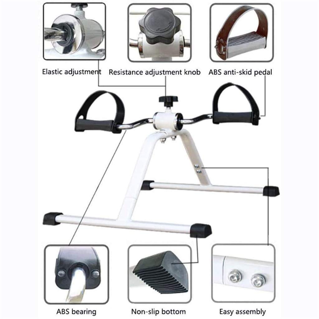 Mini Cyclette Portatile Con Pedaliera Elettrica Per Esercizi, Per La Riabilitazione Degli Arti Inferiori Degli Anziani, Cyclette Portatile Per Fitness Indoor, Allenamento Per Le Gambe, Fondo Antisciv