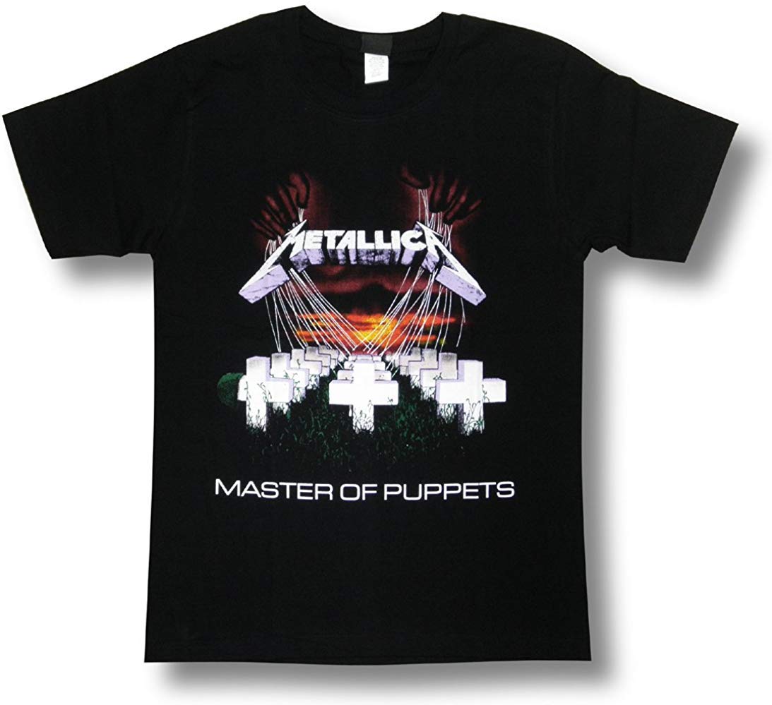 LLICA Master of Puppets鬼フェードメタリカTシャツ METALLICA Master of Puppets鬼フェードメタリカTシャツ