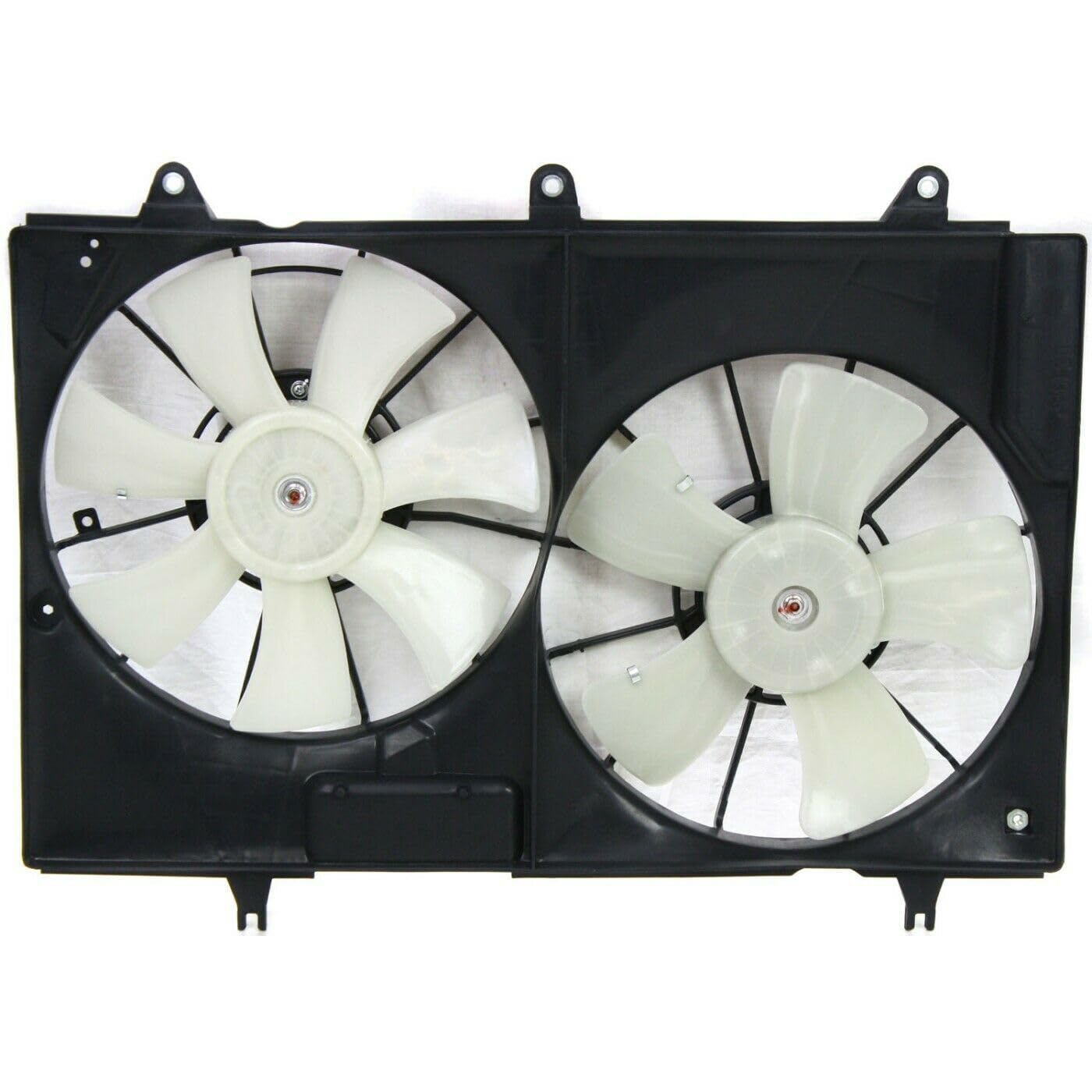 LINGDUGDE Dual Radiator Cooling Fan Blade Assembly Set for Cadillac for CTS 3.6L 2004-2007 620955 FA70483